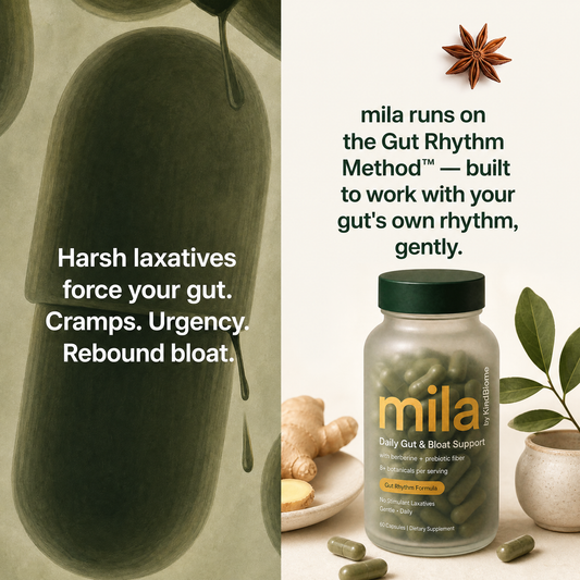 Harsh laxatives vs the Gut Rhythm Method
